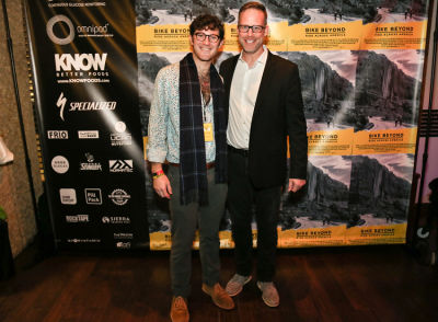 neil greathouse in  Global non-profit Beyond Type 1's Bike Beyond premiere at the Landmark Theater