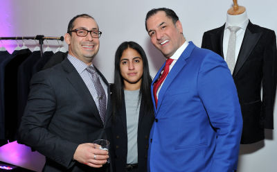 james famularo in Baynes + Baker King Leo menswear collection launch with Nate Burleson