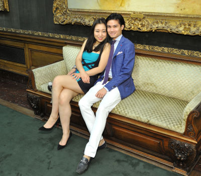 brian lei in The Frick Collection Spring Garden Party 2018