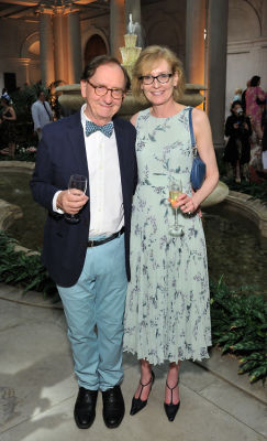 richard rohde-and-janice-russell in The Frick Collection Spring Garden Party 2019
