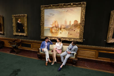 brian lei in The Frick Collection Spring Garden Party 2019