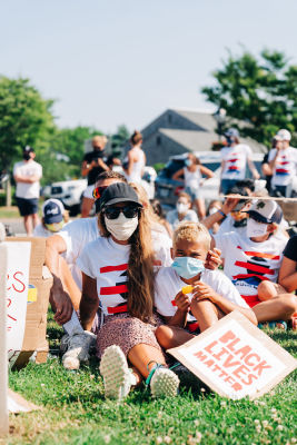 jenne lombardo in A-Listers Join Montauk's Love At The End March For Black Lives Matter