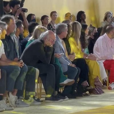 Larry David Clearly Had A Great Time At Fashion Week