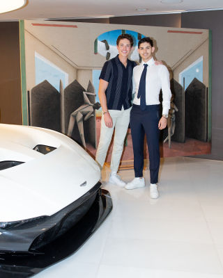 Cool Young Collectors Flock To AKTION ART x Aston Martin's Connor Addison Collection At Miami Art Basel