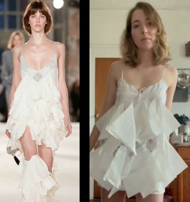 An Ode To The Brilliance Of Angelica Hicks' Haute Fashion Hacks