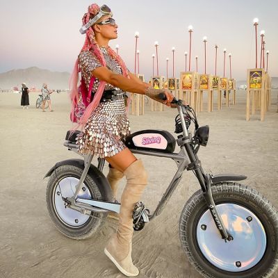 Supermodels & Celebs Got Desert Glam For Burning Man 2022