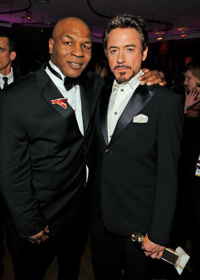 Robert Downey Jr. and Mike Tyson
