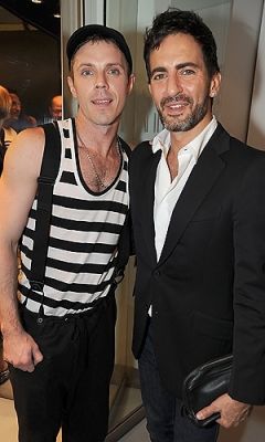 Jake Shears and Marc Jacobs