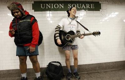 Pants Off Subway 2011