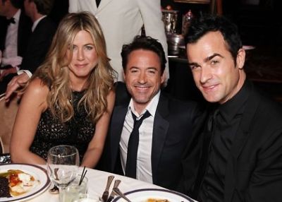 Jennifer Aniston, Robert Downey Jr., Justin Theroux
