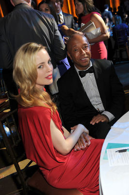 Melissa George and Russell Simmons