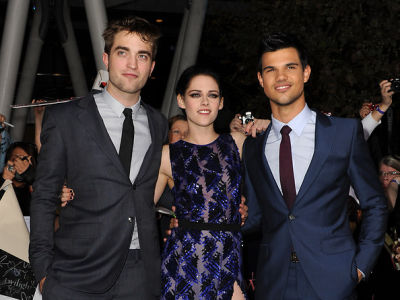 Robert Pattinson, Kristen Stewart, Taylor Lautner