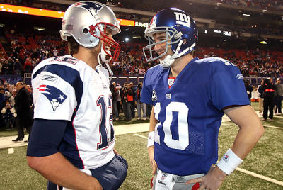 Tom Brady, Eli Manning