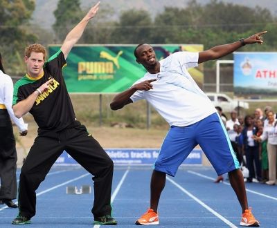 Prince Harry, Usain Bolt