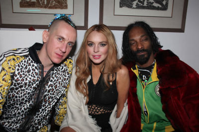 Jeremy Scott, Lindsay Lohan, Snoop Dogg