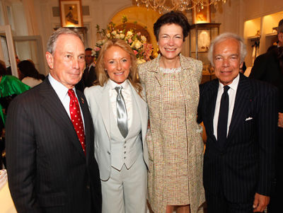 Mayor Michael Bloomberg, Ricky Lauren, Diana Taylor, Ralph Lauren