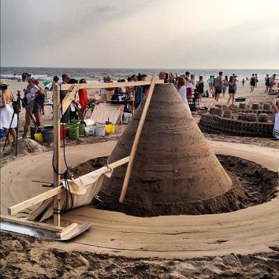 Cool Castles: First Annual Sandcastle Competition, Rockaway Beach