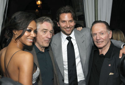 Zoe Saldana, Robert De Niro, Bradley Cooper, Paul Herman