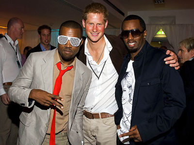 Kanye West, Prince Harry, Diddy