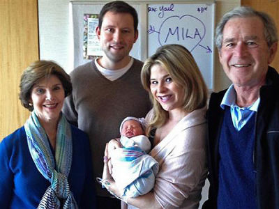Jenna Bush Hager Baby Family Photo