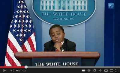 Kid President Steps In For President Obama On April Fools