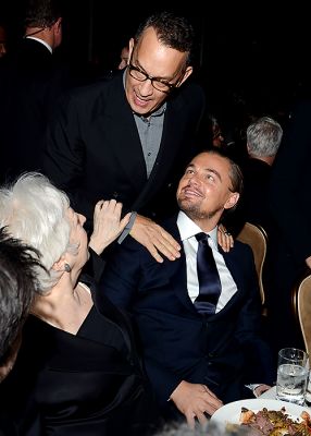 Thelma Schoonmaker, Tom Hanks, Leonardo DiCaprio
