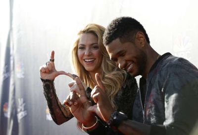 Shakira, Usher