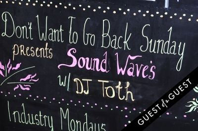 monica calabi in SOUND WAVES presents Don't Want To Go Back Sundays Featuring Maachew Bentley