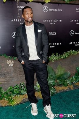 50 cent in After Earth Premiere