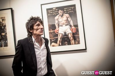 ellie goulding in The Rolling Stones' Ronnie Wood art exhibition "Faces, Time and Places" at Symbolic Gallery