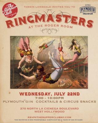 The Supper Club LA hosts Ringmasters at The Roger Room