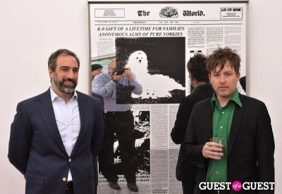 adam greenberger in Bowry Lane group exhibition opening at Charles Bank Gallery