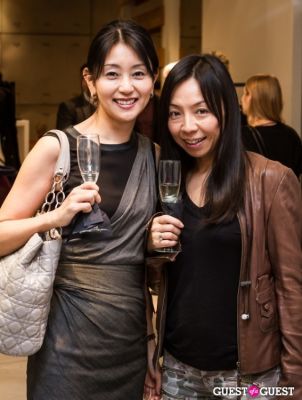 akiko in SportMax and ELLE Celebrate the Holidays!