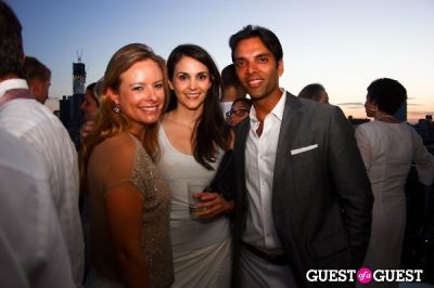 allison wermager in New Museum's Summer White Party