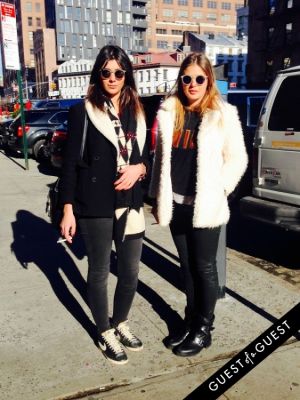 marie minet in NYC Street Style Winter 2015