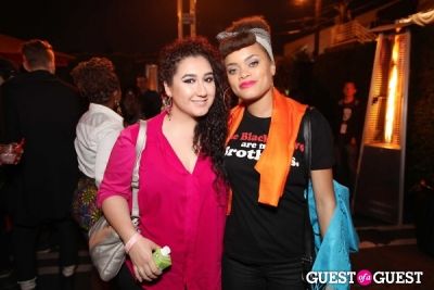 andra day in Diesel + EDUN Studio Africa Event At Ron Herman With Solange