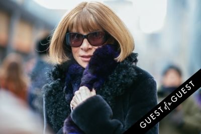 anna wintour in NYFW Street Style Day 8