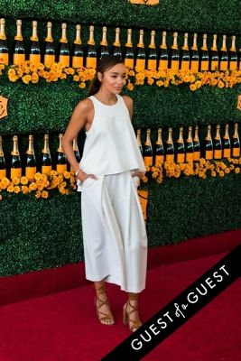ashley madekwe in The Sixth Annual Veuve Clicquot Polo Classic Red Carpet