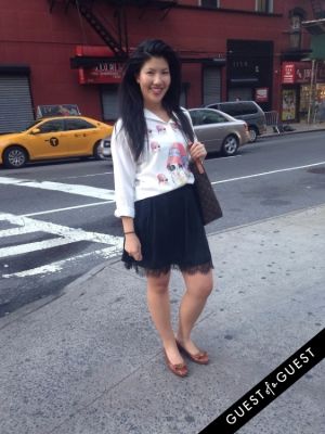 bea asavajaru in Summer 2014 NYC Street Style