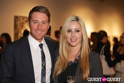 beck bennett in IvyConnect Art Gallery Reception at Moskowitz Gallery