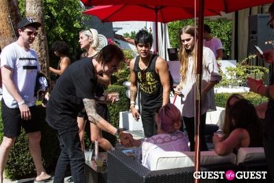 thomas hamilton in Coachella: GUESS HOTEL Pool Party at the Viceroy, Day 2