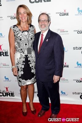 larry hausner in Stand Up for a Cure 2013 with Jerry Seinfeld