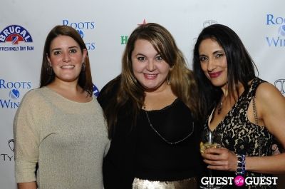 cara moccia in Roots & Wings' Silver & Gold Winter Party