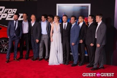 cast of-need-for-speed in U.S. Premiere Of Dreamworks Pictures 