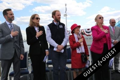 murray fisher in Hornblower Re-Dedication & Christening at South Seaport's Pier 15