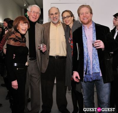 john greenberger in Retrospect exhibition opening at Charles Bank Gallery