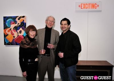 dana tillou in Retrospect exhibition opening at Charles Bank Gallery