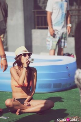 cecilia kim in FILTER x Burton LA Flagship Store Rooftop Pool Party With White Arrows 