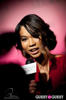 Chanel Iman in Victoria's Secret 2011 Fashion Show After Party