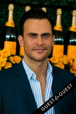 cheyenne jackson in The Sixth Annual Veuve Clicquot Polo Classic Red Carpet